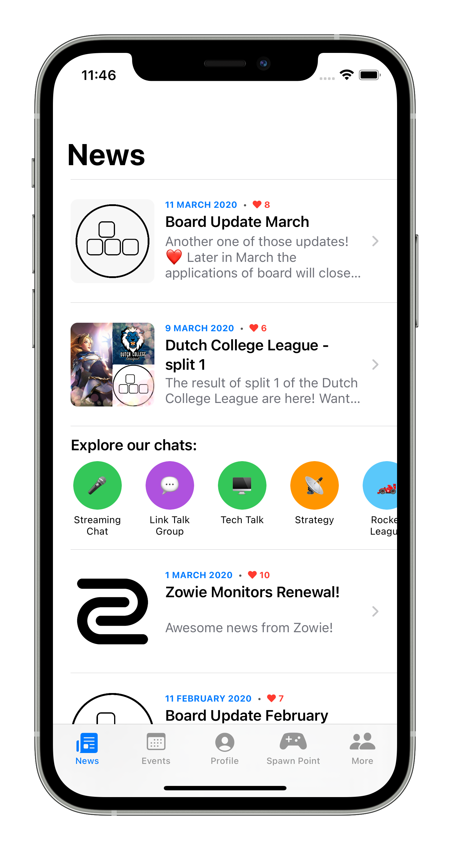 TSEA Link News Tab